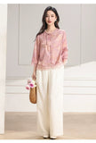 Yvette Lace Jacquard Cheongsam Top