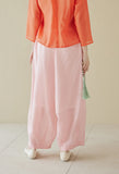 Poppy Lightweight Ramie Lantern Cheongsam Pants