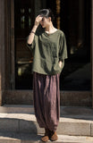 Dusk Ramie Blend Cheongsam Top