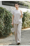 Regulus Hemp Slim-Fit Chinese Cheongsam Top