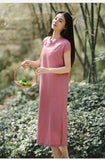 Ursula Tencel Linen Cheongsam Dress