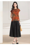 Talitha Lace Silk Cheongsam Top
