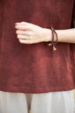 Maison Ramie Cotton Cheongsam Top