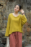 Sonnet Cotton Hand-Stitched Zen Cheongsam T-Shirt