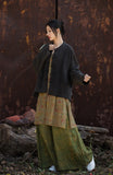Antique Green Cotton Cheongsam Coat