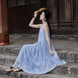 Yvonne Spray Dyed Long Cheongsam Dress