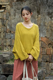 Sonnet Cotton Hand-Stitched Zen Cheongsam T-Shirt