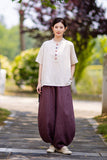 Equinox Linen Lyocell Cheongsam Top