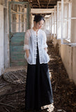 Adriana Tencel Loose Cheongsam Top