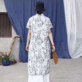 Glow Cotton Vintage Cheongsam Dress