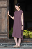 Petunia Linen Ramie Cheongsam Dress