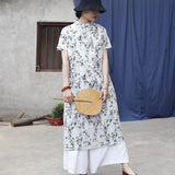 Glow Cotton Vintage Cheongsam Dress