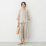 Bianca Han Linen Vintage Cheongsam Top