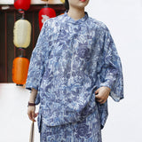 Harmony Floral Print Loose Cheongsam Top
