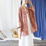 Topaz Floral Cotton Outer Cheongsam Shawl