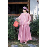 Duchess Soft Smoke Pink Cheongsam Top
