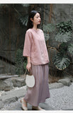 Nova Linen Embroidered Cheongsam Top