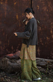 Antique Green Cotton Cheongsam Coat