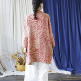 Topaz Floral Cotton Outer Cheongsam Shawl