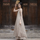 Yvonne Spray Dyed Long Cheongsam Dress