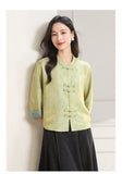 Kendra Loose-Fit Polyester Cheongsam Top