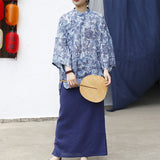 Harmony Floral Print Loose Cheongsam Top
