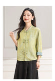 Kendra Loose-Fit Polyester Cheongsam Top