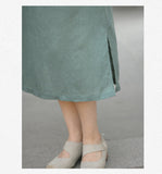 Ursula Tencel Linen Cheongsam Dress