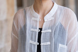 Adriana Tencel Loose Cheongsam Top