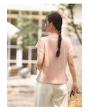 Kassandra Linen Blend Cardigan Cheongsam Top