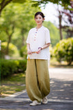 Equinox Linen Lyocell Cheongsam Top