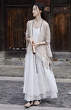 Yvonne Spray Dyed Long Cheongsam Dress