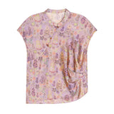 Gwendolyn Loose Floral Jacquard Cheongsam Top