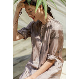 Melinda Floral Print Rayon Cheongsam Cardigan