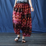 Ophira Cotton Distressed Vintage Cheongsam Pants