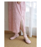 Peony Pink Jacquard Cheongsam Dress