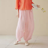 Poppy Lightweight Ramie Lantern Cheongsam Pants