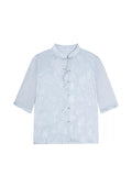 Aurelia Lace Mandarin Collar Cheongsam Top
