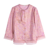Yvette Lace Jacquard Cheongsam Top