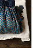 Cassiopeia Green Ramie Ethnic Print Cheongsam Skirt