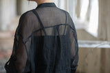 Adriana Tencel Loose Cheongsam Top