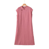 Ursula Tencel Linen Cheongsam Dress