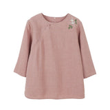 Nova Linen Embroidered Cheongsam Top
