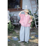 Duchess Soft Smoke Pink Cheongsam Top