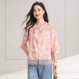 Adagio Lace Button Modern Cheongsam Top