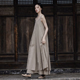 Yvonne Spray Dyed Long Cheongsam Dress