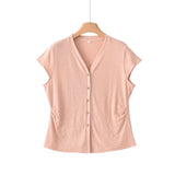 Kassandra Linen Blend Cardigan Cheongsam Top