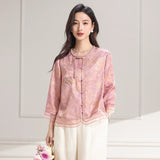 Yvette Lace Jacquard Cheongsam Top