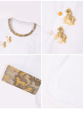 Grande Embroidered White Cheongsam Top