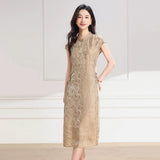 Ava Lace Slim-Fit Cheongsam Dress